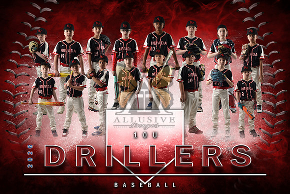 Baseball Softball Glove Team Template