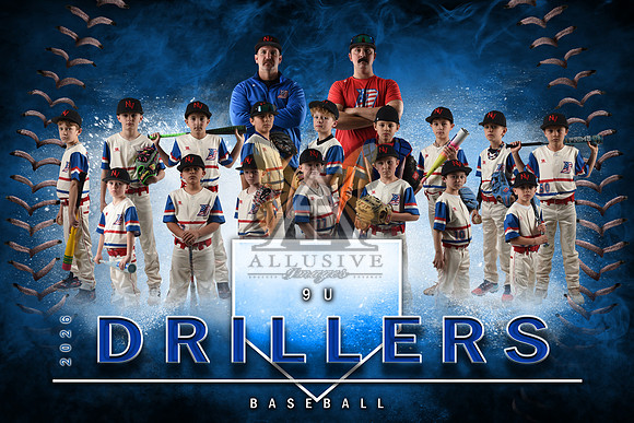 Baseball Softball Glove Team Template