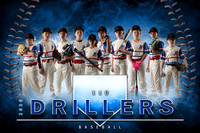 Baseball Softball Glove Team Template
