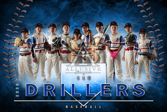 Baseball Softball Glove Team Template