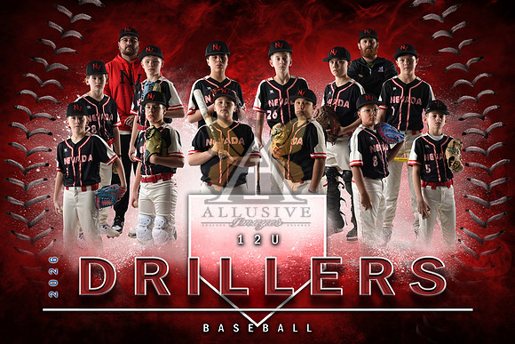 Baseball Softball Glove Team Template