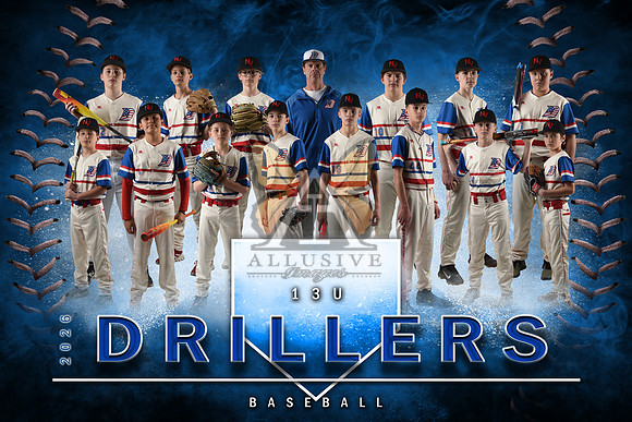 Baseball Softball Glove Team Template