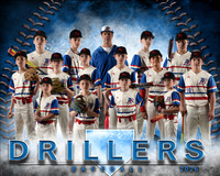 Baseball Softball Glove Team Template
