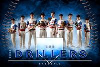 Baseball Softball Glove Team Template