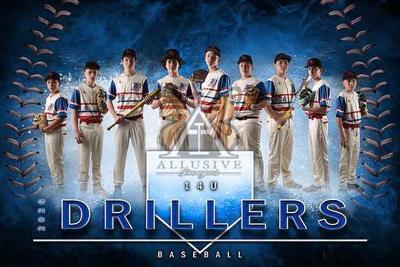 Baseball Softball Glove Team Template