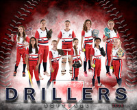 Baseball Softball Glove Team Template