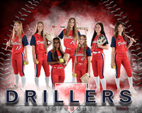 Baseball Softball Glove Team Template